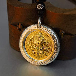 Yellow Dzambhala Pendant - DAO&NATURE
