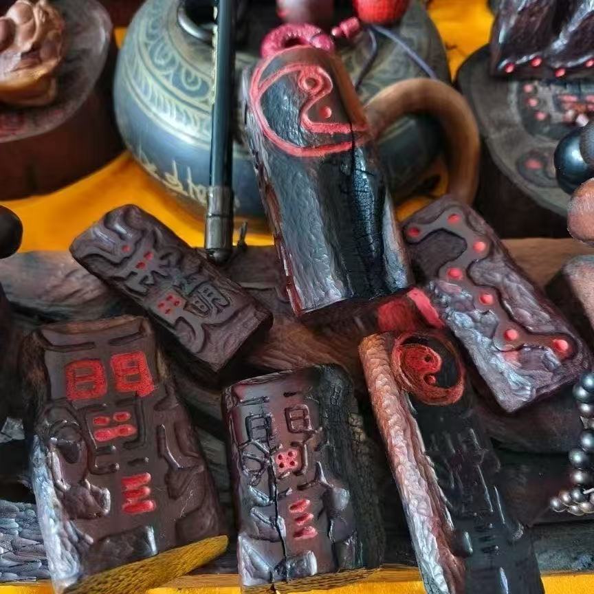 Precious Lightning-Struck Wood Carving Series - DAO&NATURE