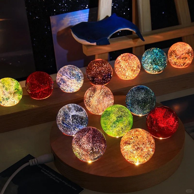 Crystal Chakra Sphere Decor - DAO&NATURE