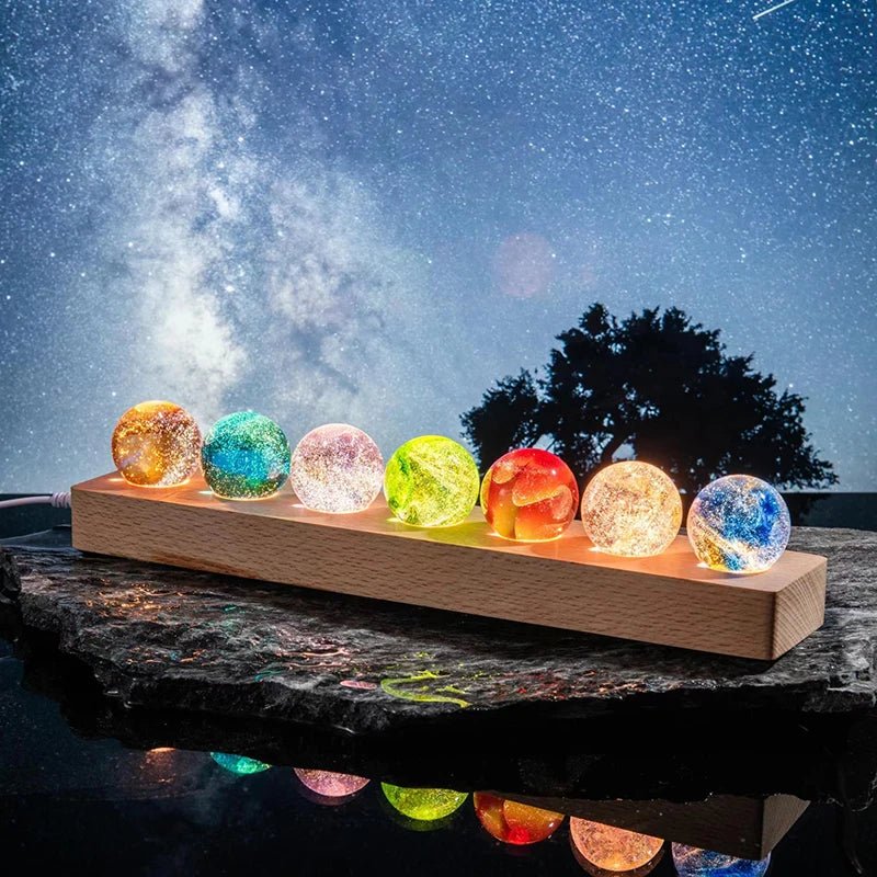 Crystal Chakra Sphere Decor - DAO&NATURE