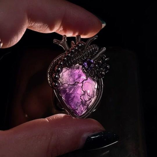 Crystal Heart Pendant - DAO&NATURE