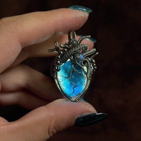 Crystal Heart Pendant - DAO&NATURE