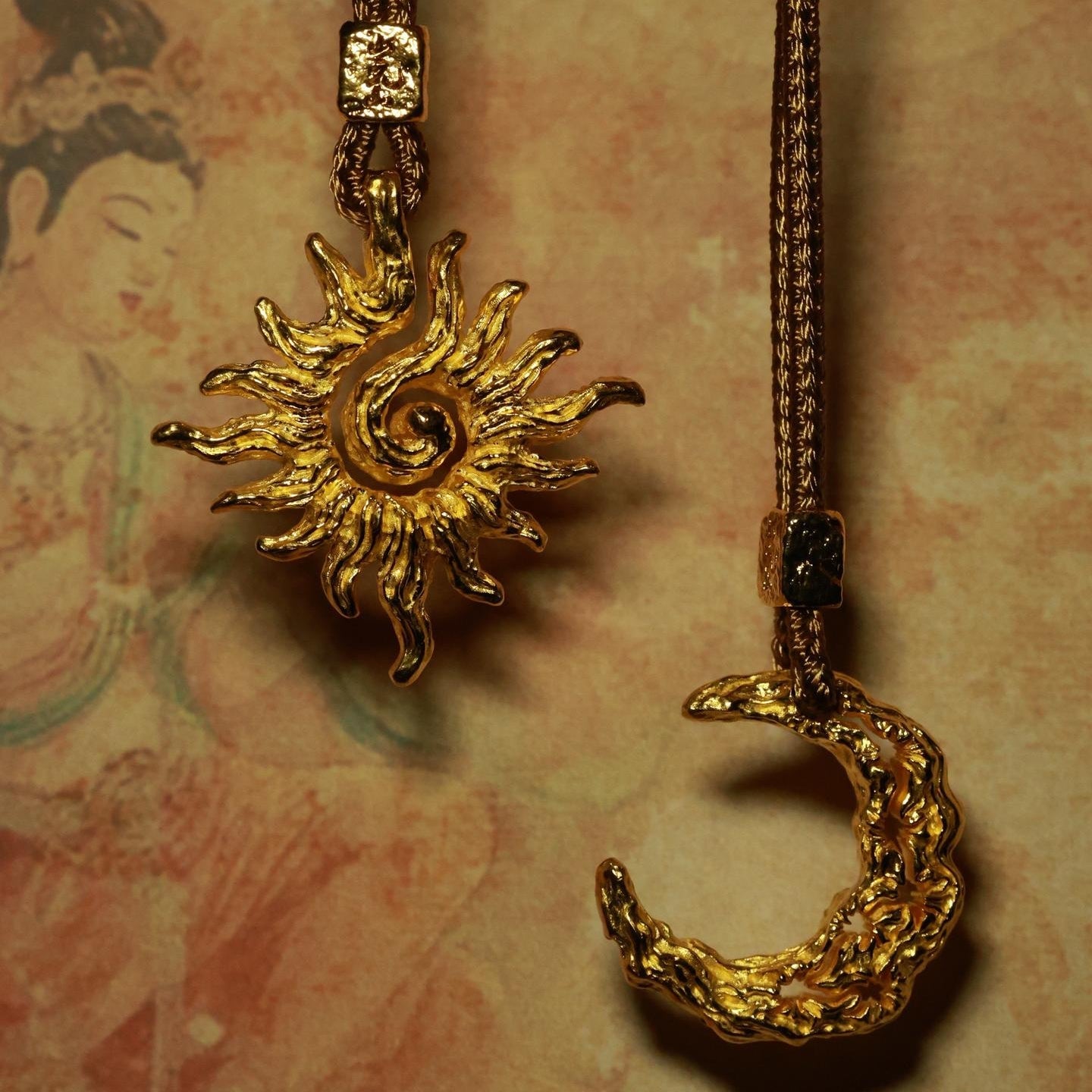 Dunhuang Sun &amp; Moon Pendant Collection - DAO&NATURE