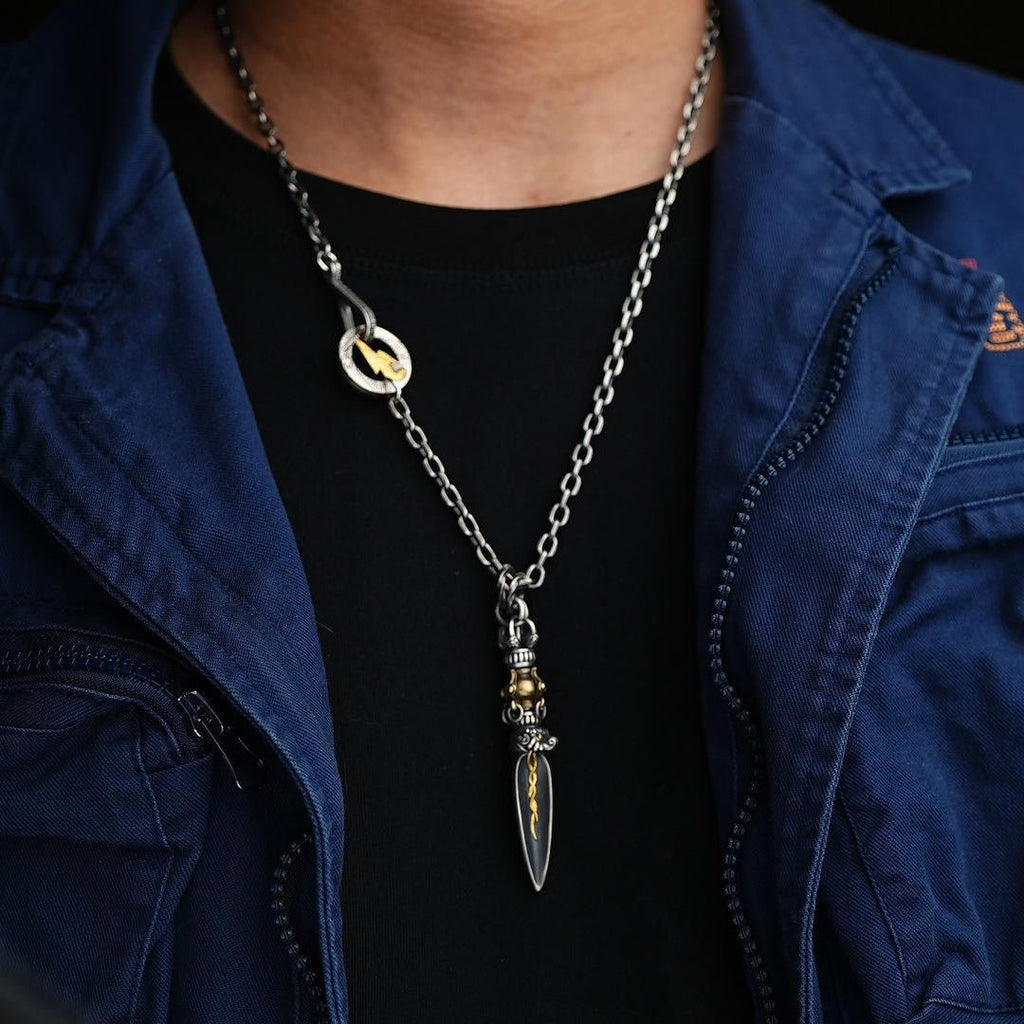 Elephant Deity Phurba Pendant - DAO&NATURE