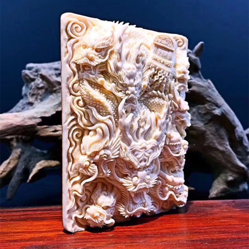 Nine Dragons Ascension Plaque - DAO&NATURE