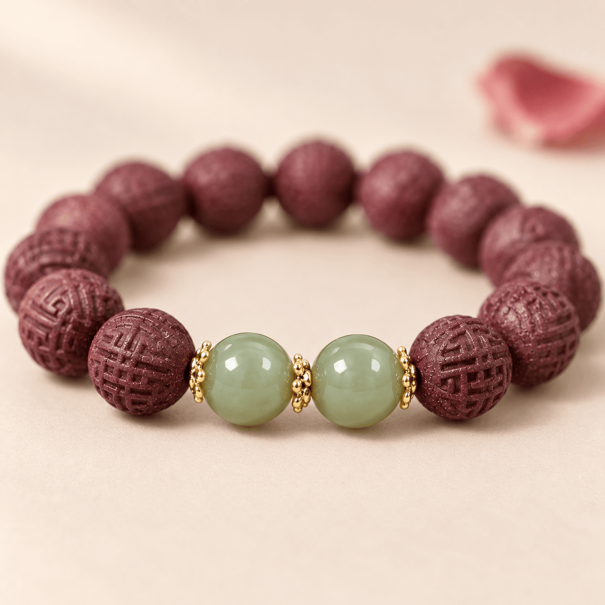 Rose He­xiang Bracelet | Handcrafted Botanical Beads - DAO&NATURE