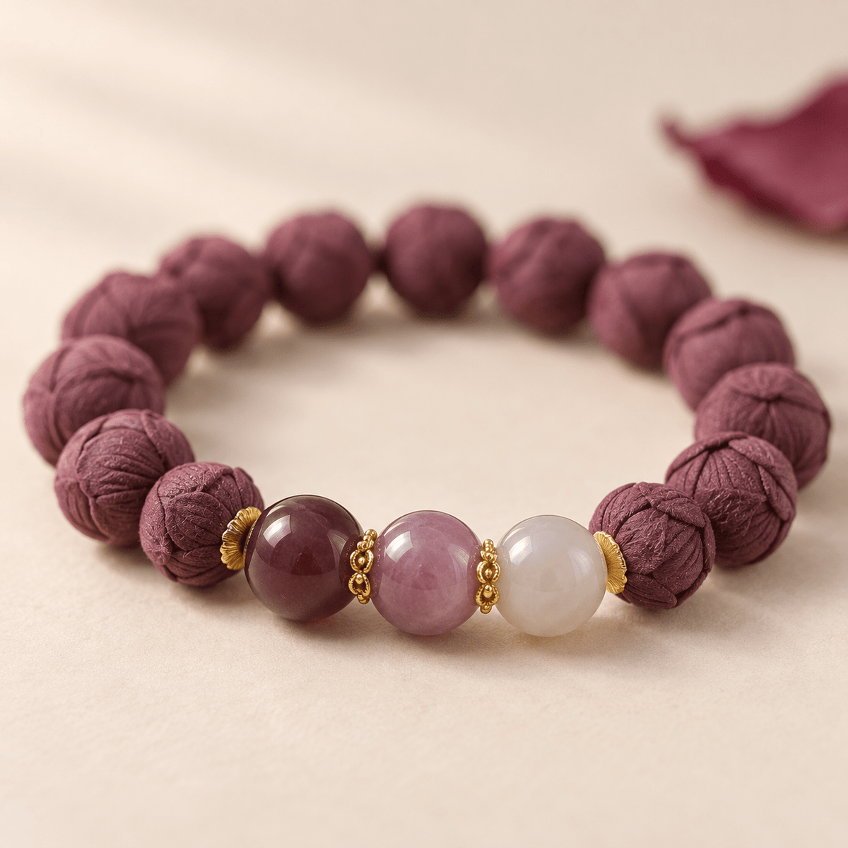 Rose He­xiang Bracelet | Handcrafted Botanical Beads - DAO&NATURE