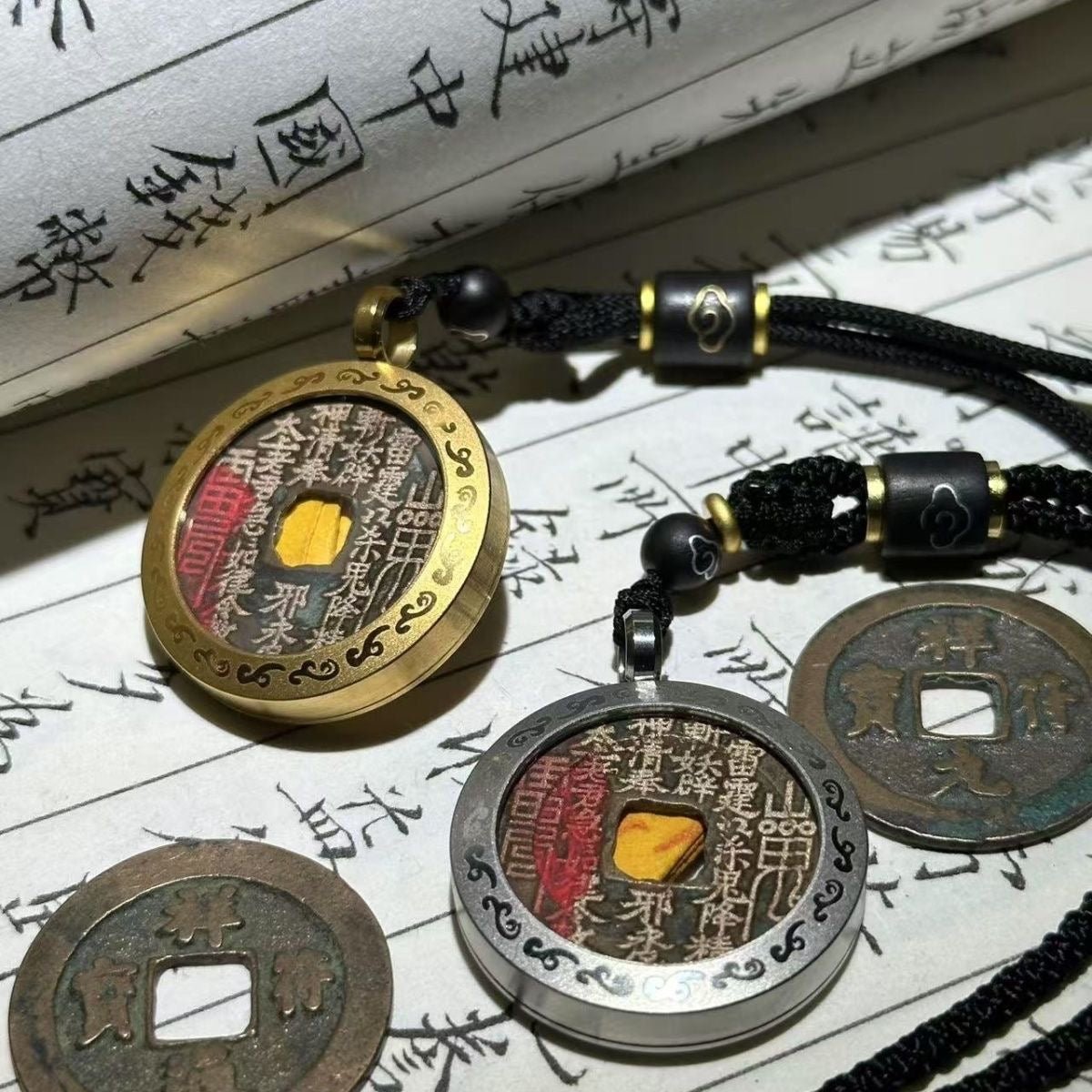 Shangui Fortune Coin · Hand - Carved Ancient Talisman - DAO&NATURE
