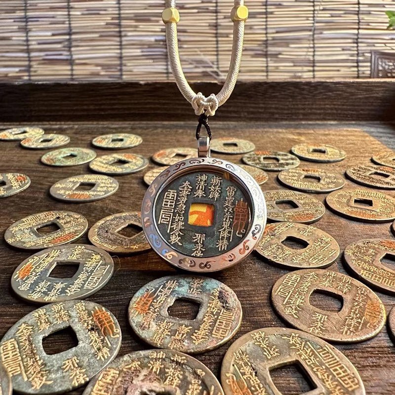 Shangui Fortune Coin · Hand - Carved Ancient Talisman - DAO&NATURE