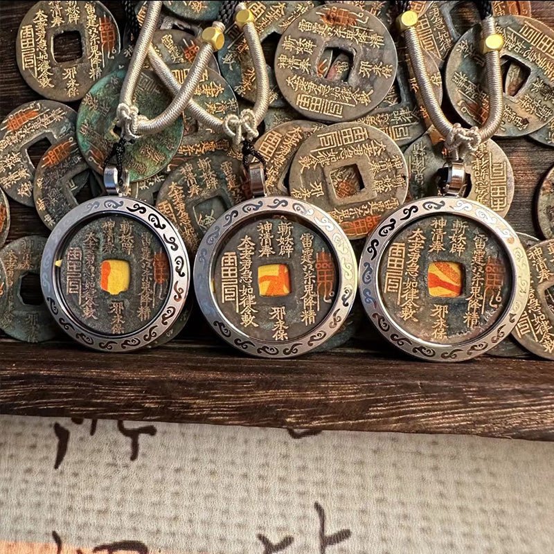 Shangui Fortune Coin · Hand - Carved Ancient Talisman - DAO&NATURE