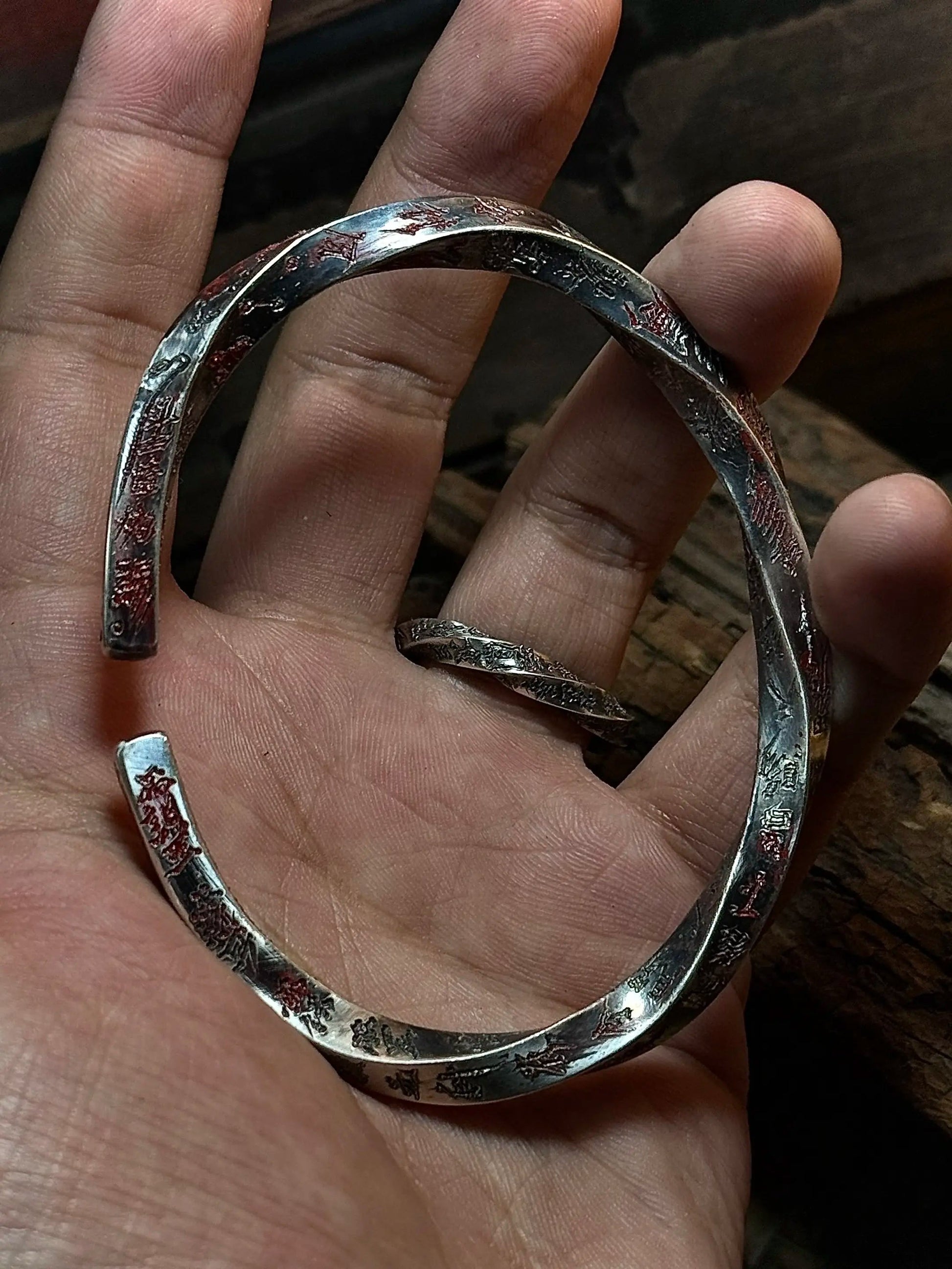 Sterling Silver Tianpeng Cuff – Bracelet of Marshal Tianpeng’s Protection - DAO&NATURE