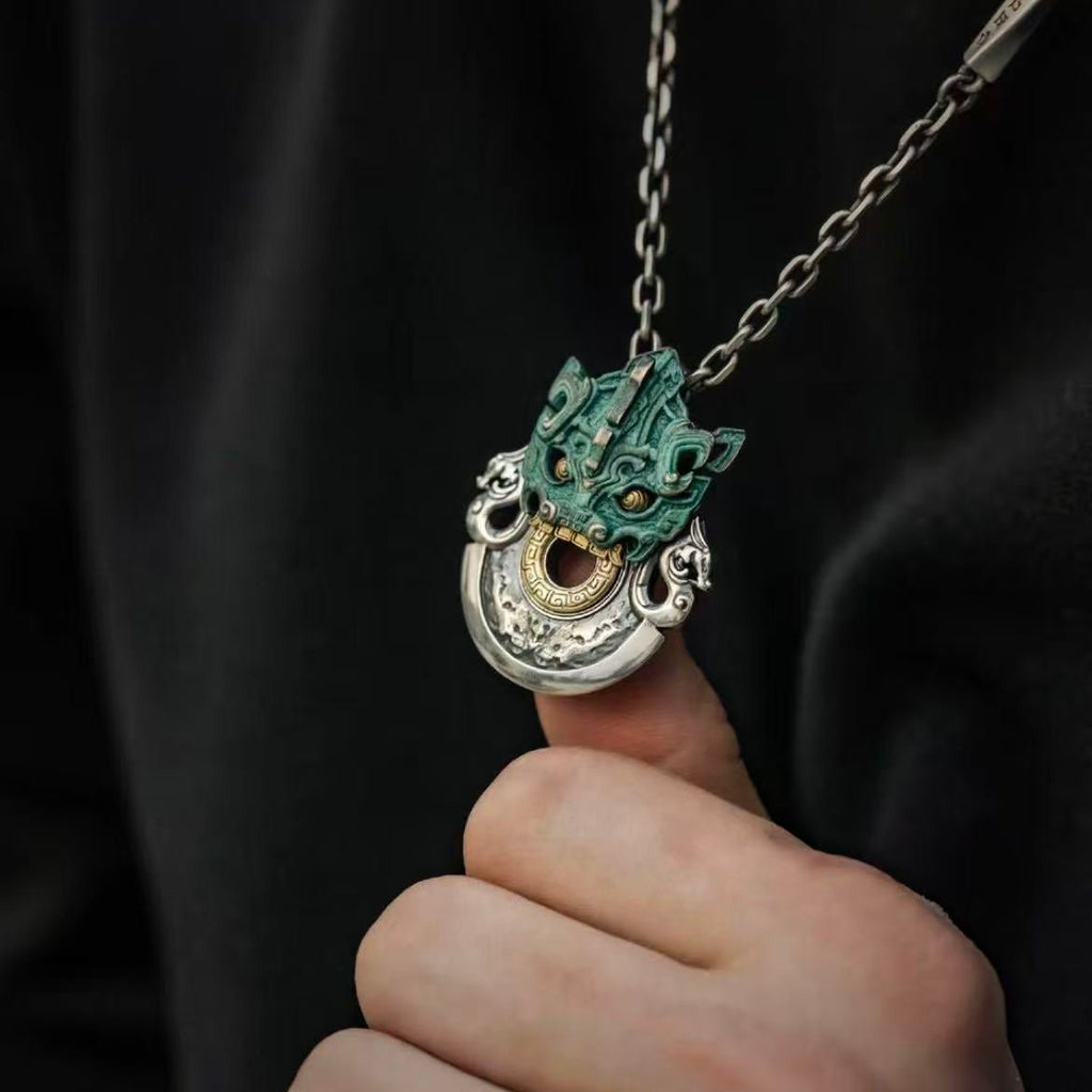 Taotie Wealth Amulet Pendant - DAO&NATURE