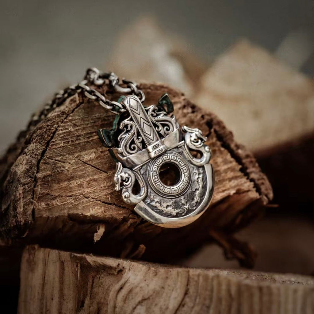 Taotie Wealth Amulet Pendant - DAO&NATURE