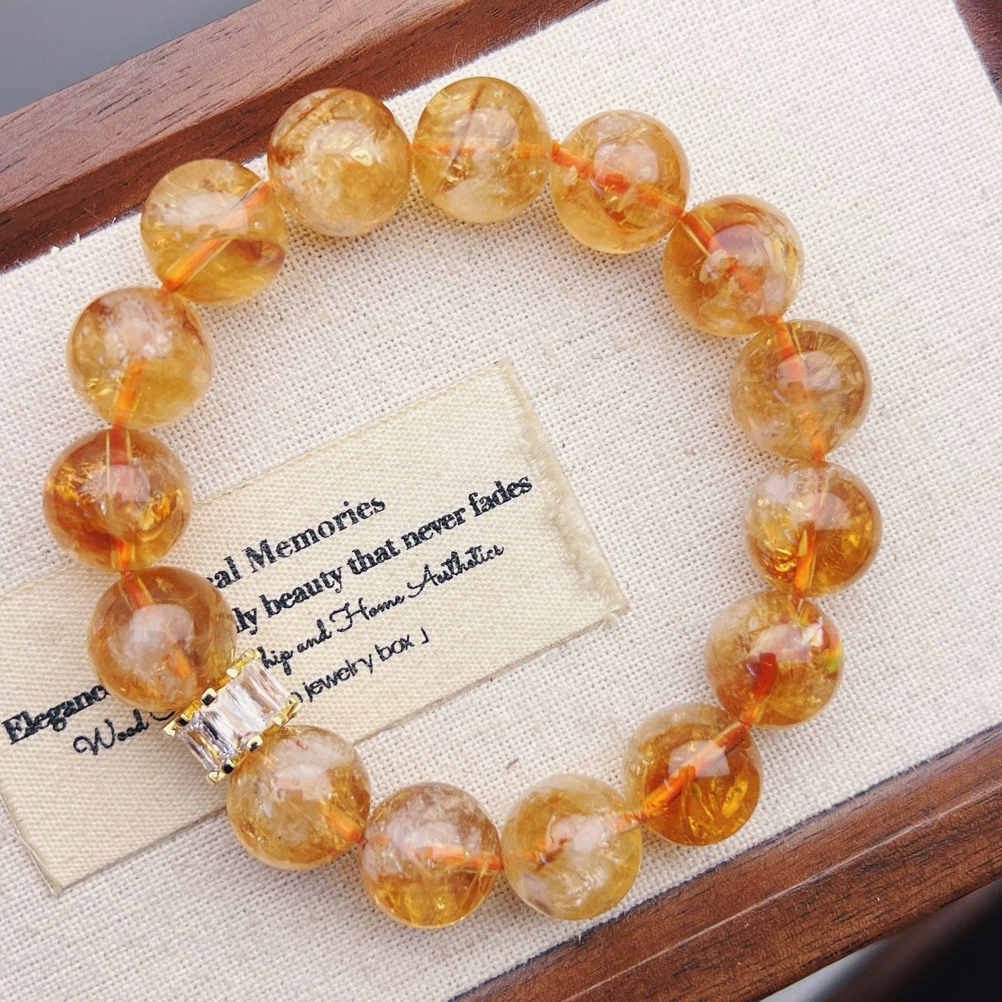 Wealth Aligned – Citrine Abundance Bracelet - DAO&NATURE
